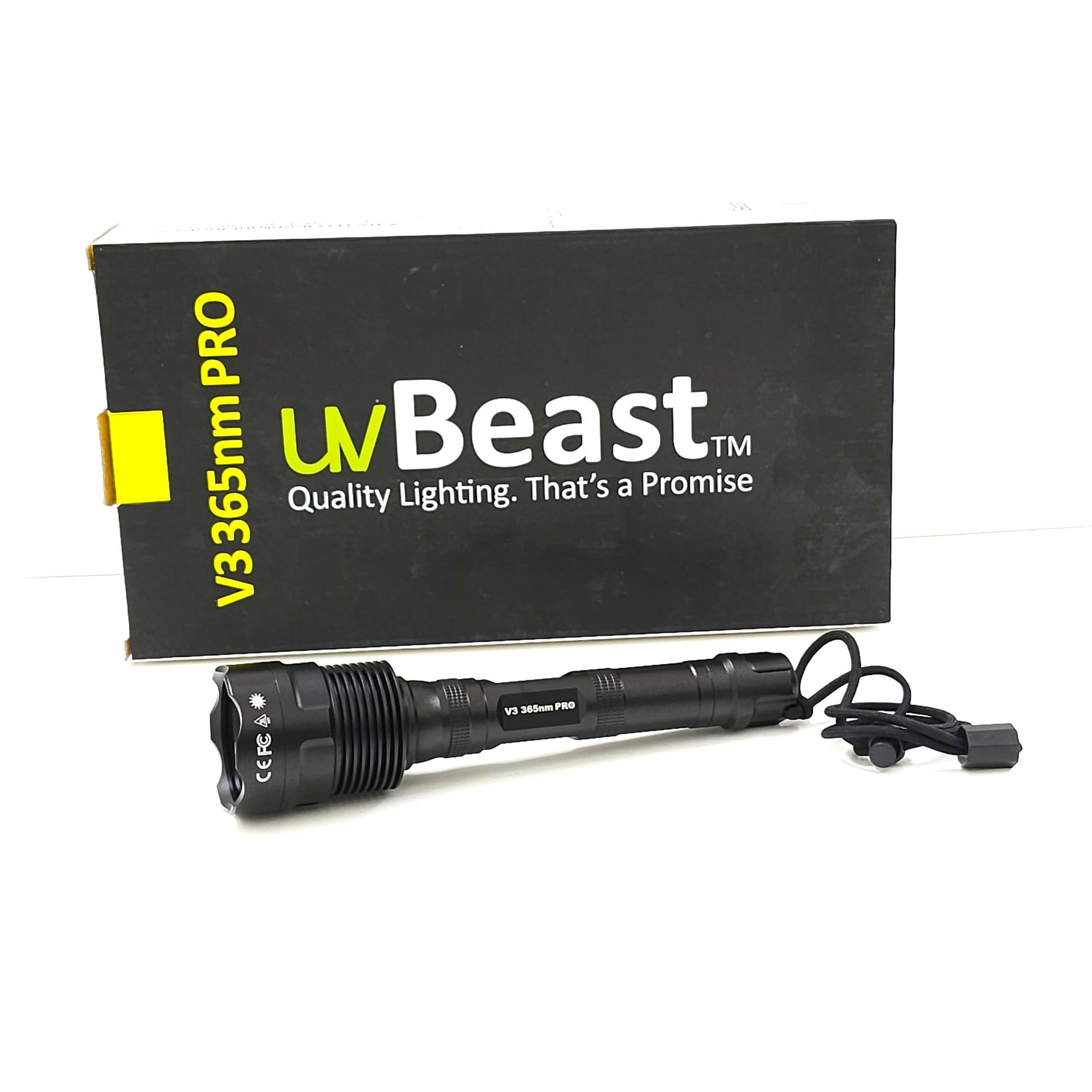 uvBeast V3 365nm PRO runtime up to seven hours for field work