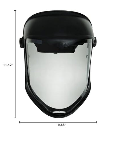 Uvex Bionic shield compatible with goggles and respirators for safe use