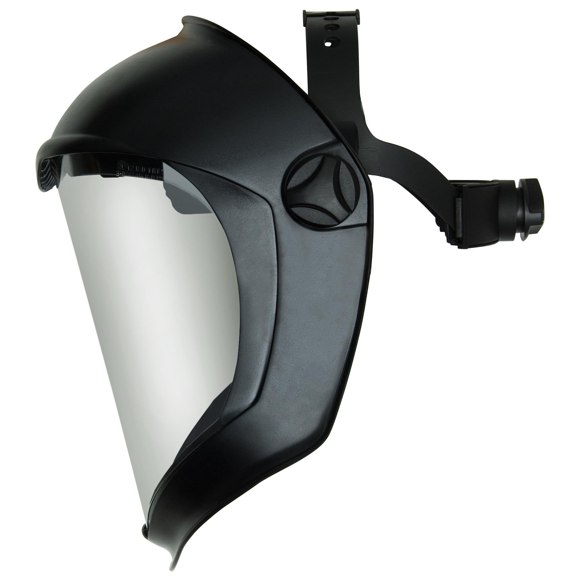 Uvex Bionic shield demonstrating lightweight ergonomic design