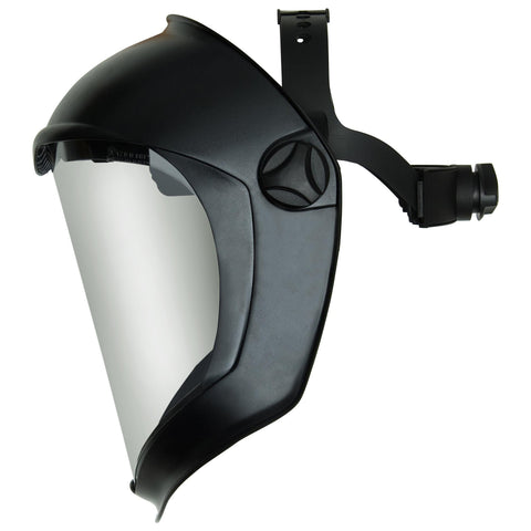 Uvex Bionic shield demonstrating lightweight ergonomic design