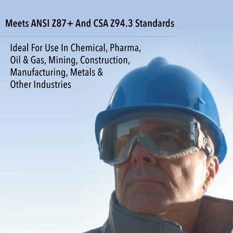 Uvex Stealth with a teal-gray body suits varied work environments while staying comfortable.
