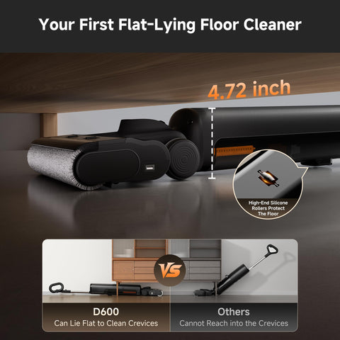 UWANT smart RGB base station uses color codes for dust cleaning, deep cleaning, sterilization, and drying
