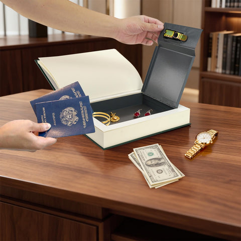UWILLION book safe travel setup enables discreet carry and easy access