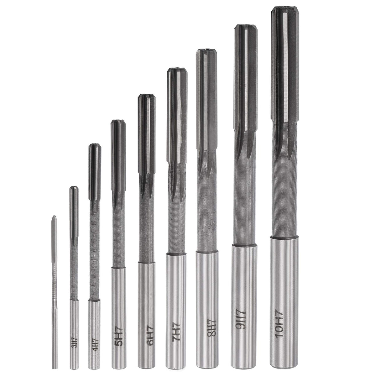 uxcell chucking reamer set 2mm for precise hole finishing in metal and plastic