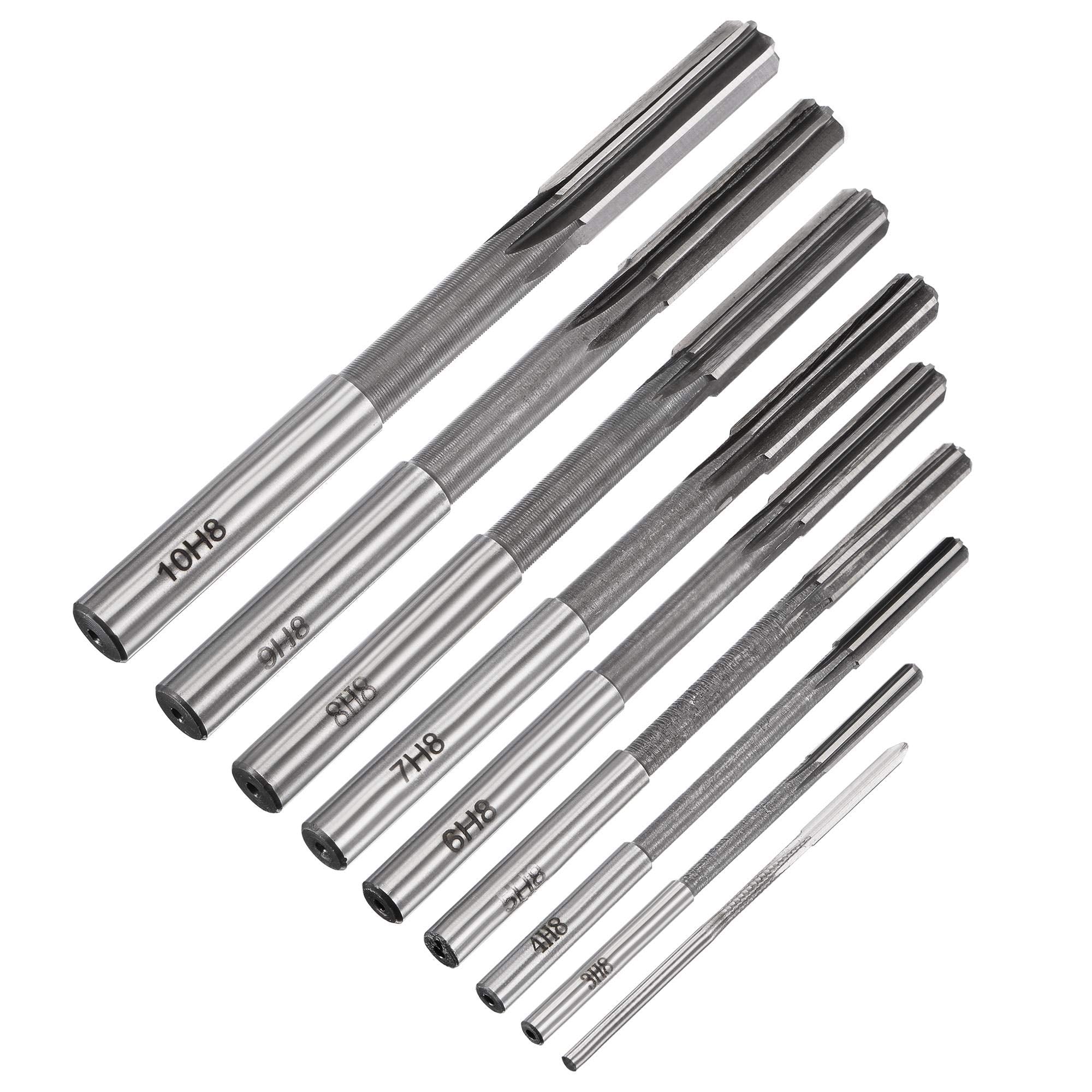 uxcell chucking reamer set 8mm: solid tool for general purpose reaming.