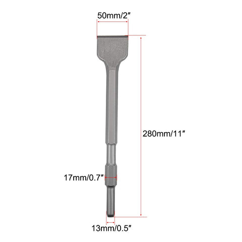 uxcell masonry chisel hex shank enabling secure tool compatibility