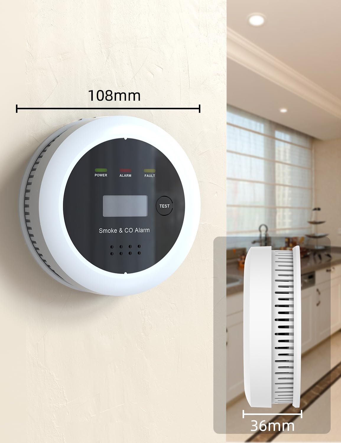 LCD operation view during use on UxmCruxial detector