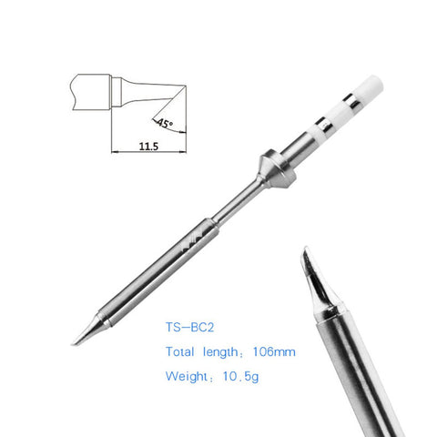 UY CHAN TS101 BC2 solder tip attachment enables finer soldering work.
