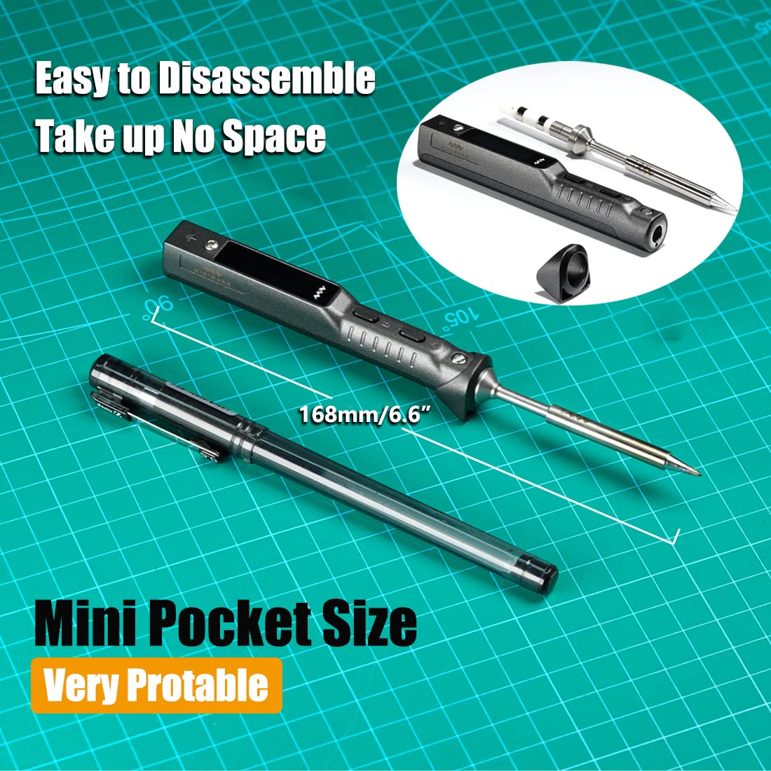 UY CHAN TS101 ultra-portable design for field repairs and quick home jobs.