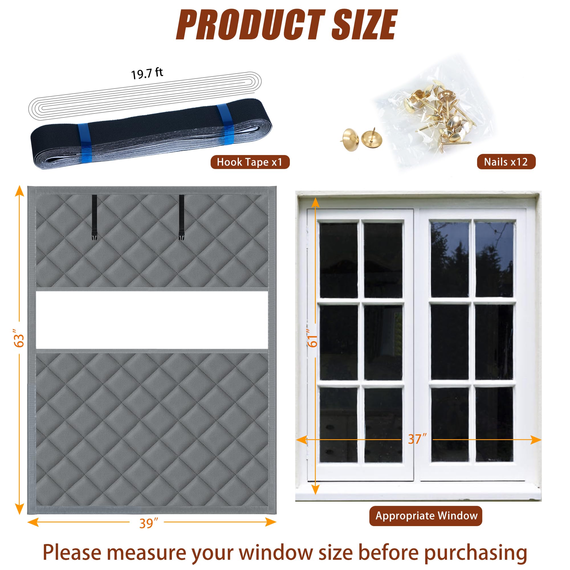 UYEDUJZ Oxford cotton closeup shows three layer insulation and energy efficiency