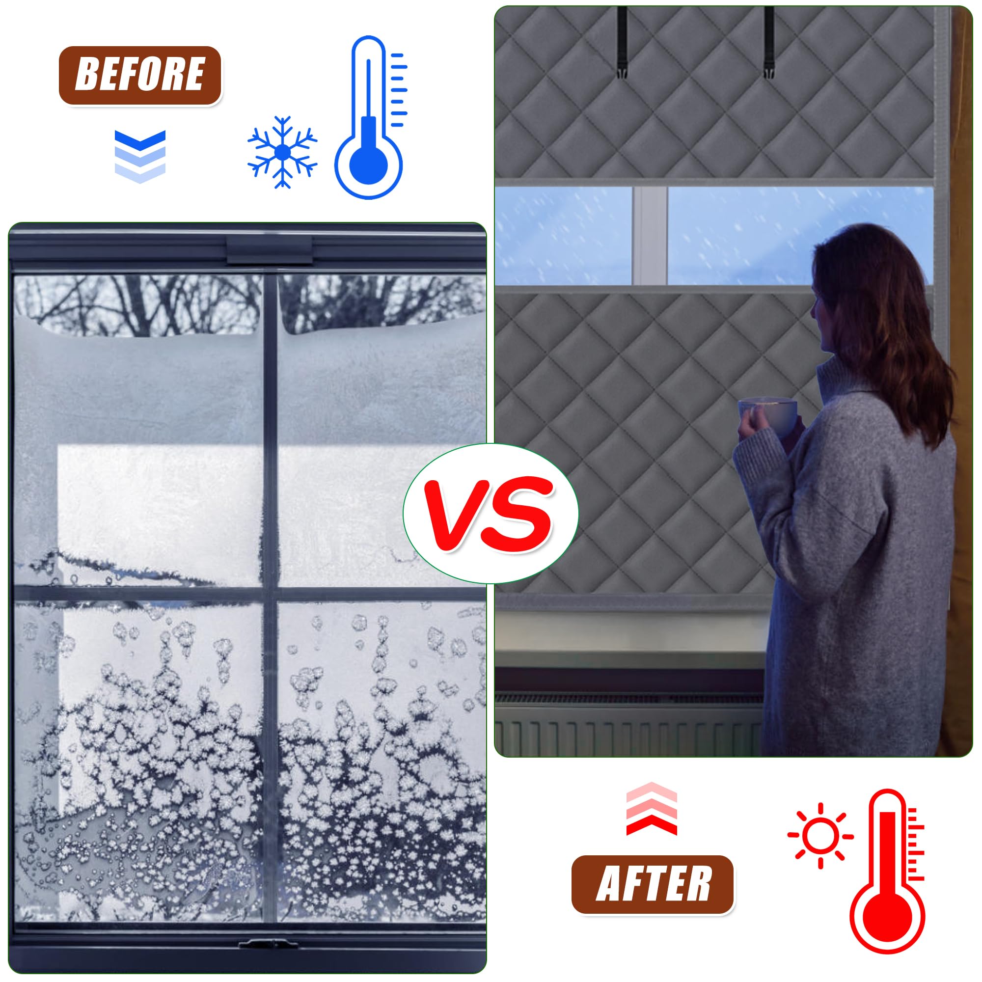 UYEDUJZ transparent window section allows light while insulating