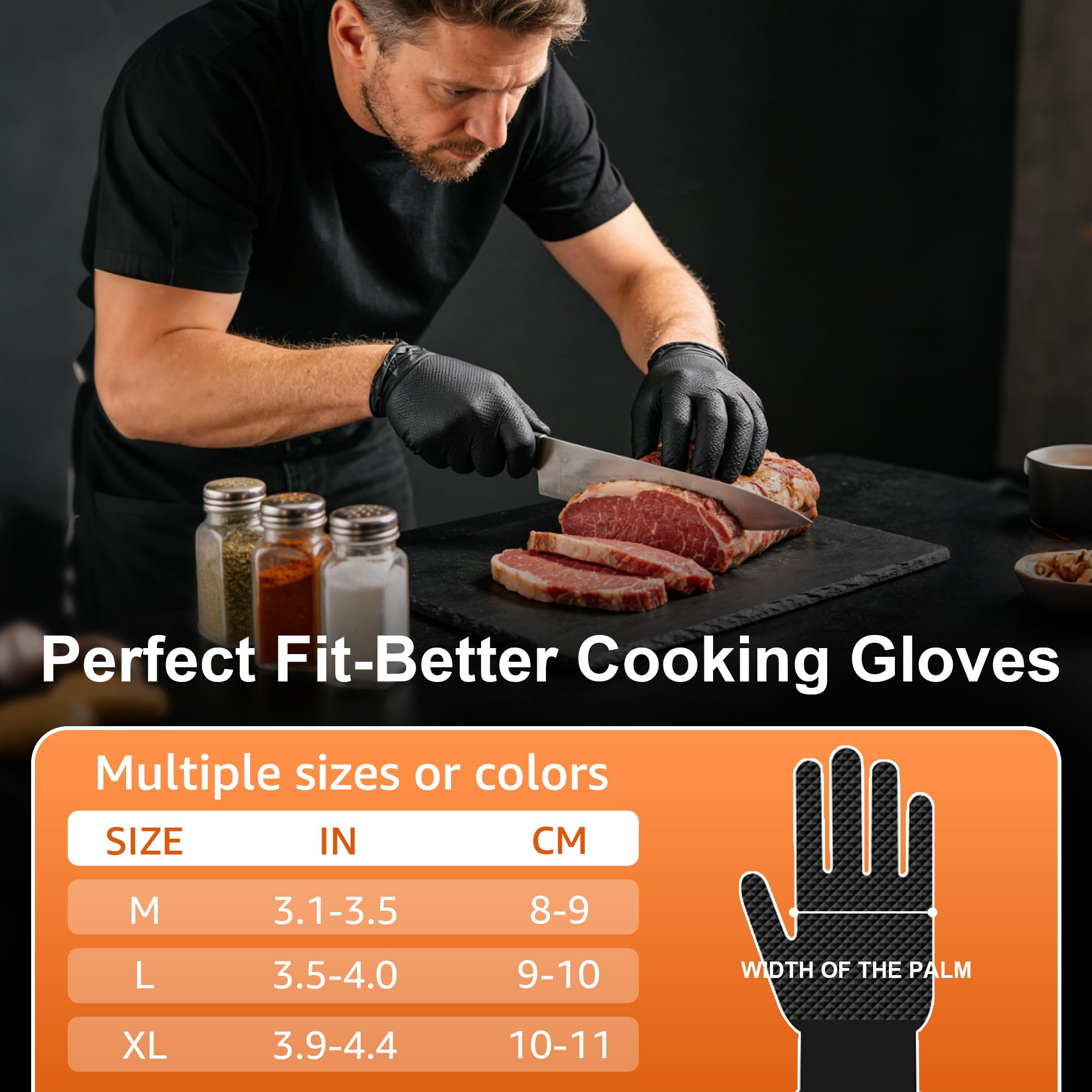 UYKKE chemical-resistant nitrile gloves for safe handling of liquids and solvents.