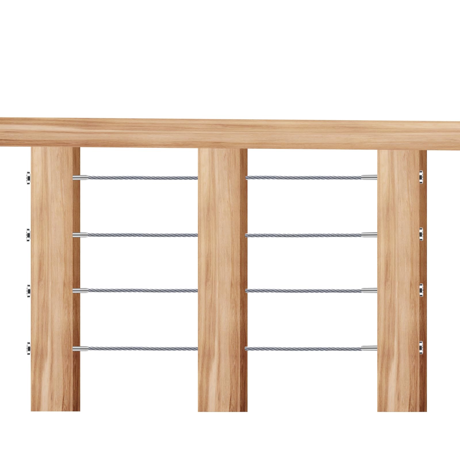 UZE indoor stair rail use with hidden hardware for interior design