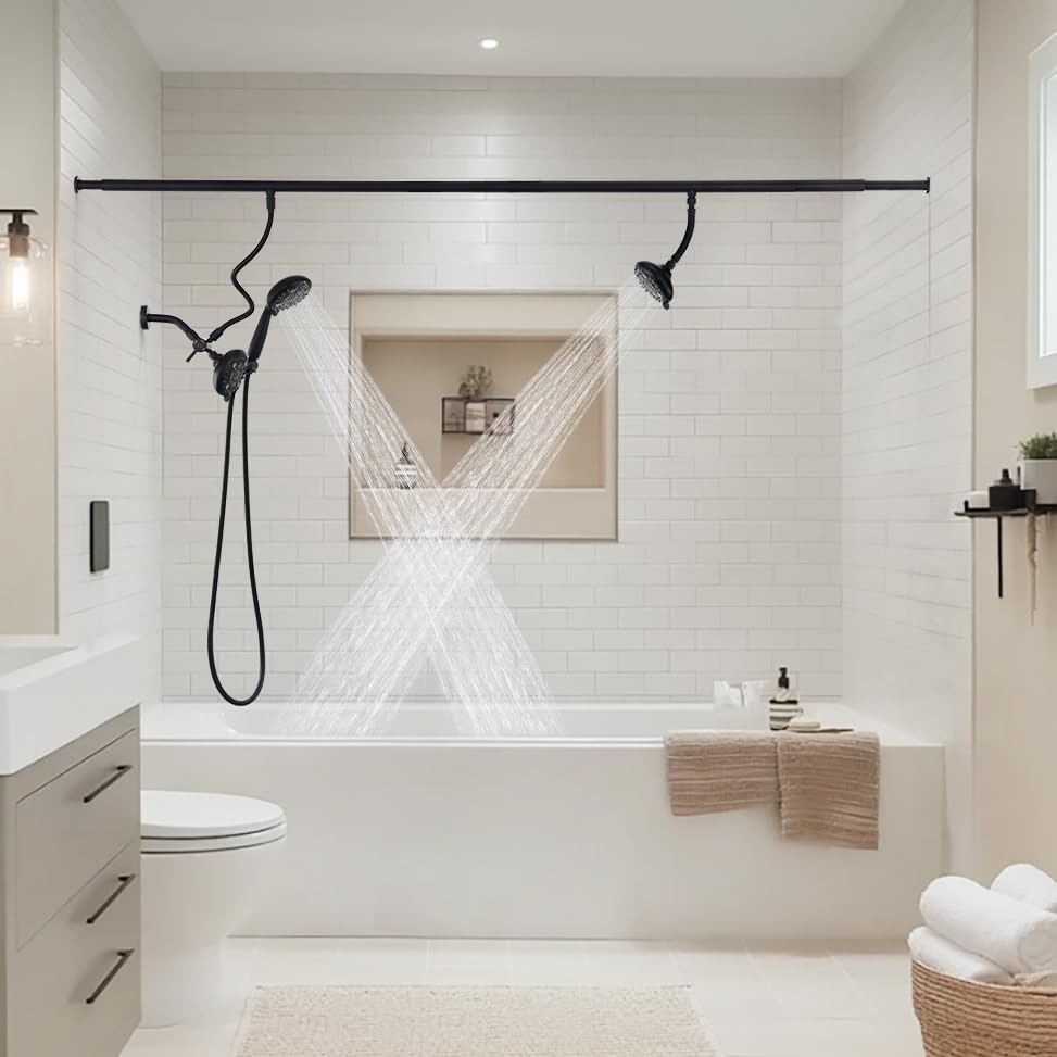 V-Frankness matte-black finish adds a modern touch to any bathroom