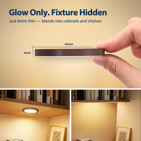 V4light brown finish complements rustic to modern decor while keeping fixtures discreet.