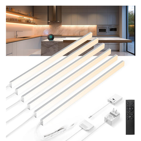 V4light under-cabinet lighting six-pack illuminates countertops evenly