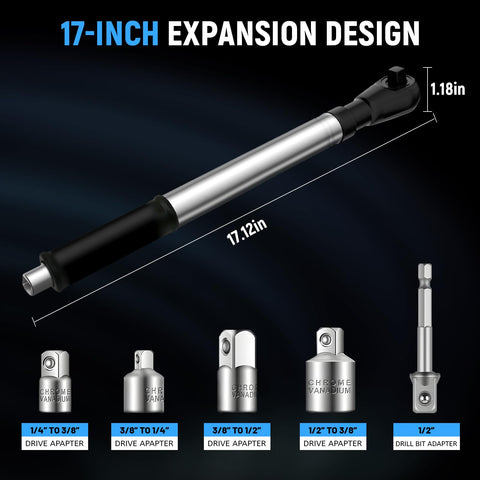 VACHAN 38-to-12 adapter improves reach in confined areas