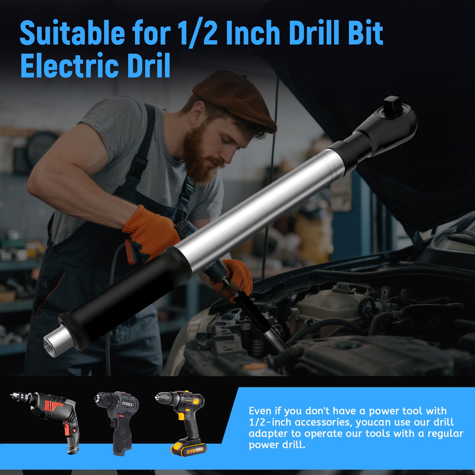 VACHAN cordless offset wrench for portable professional torque