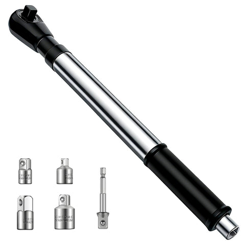 VACHAN offset extension wrench with drill attachment for tight spaces