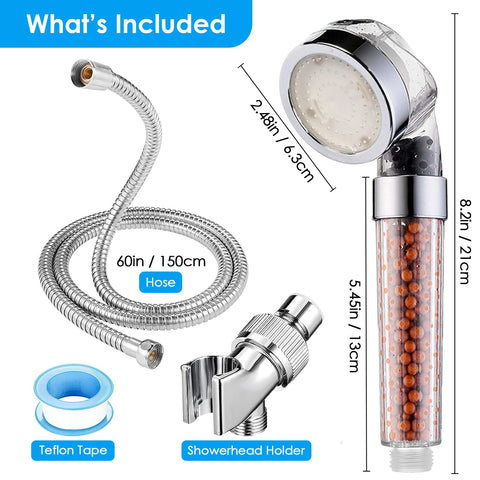 Vacto complete showerhead kit out of box ready to install