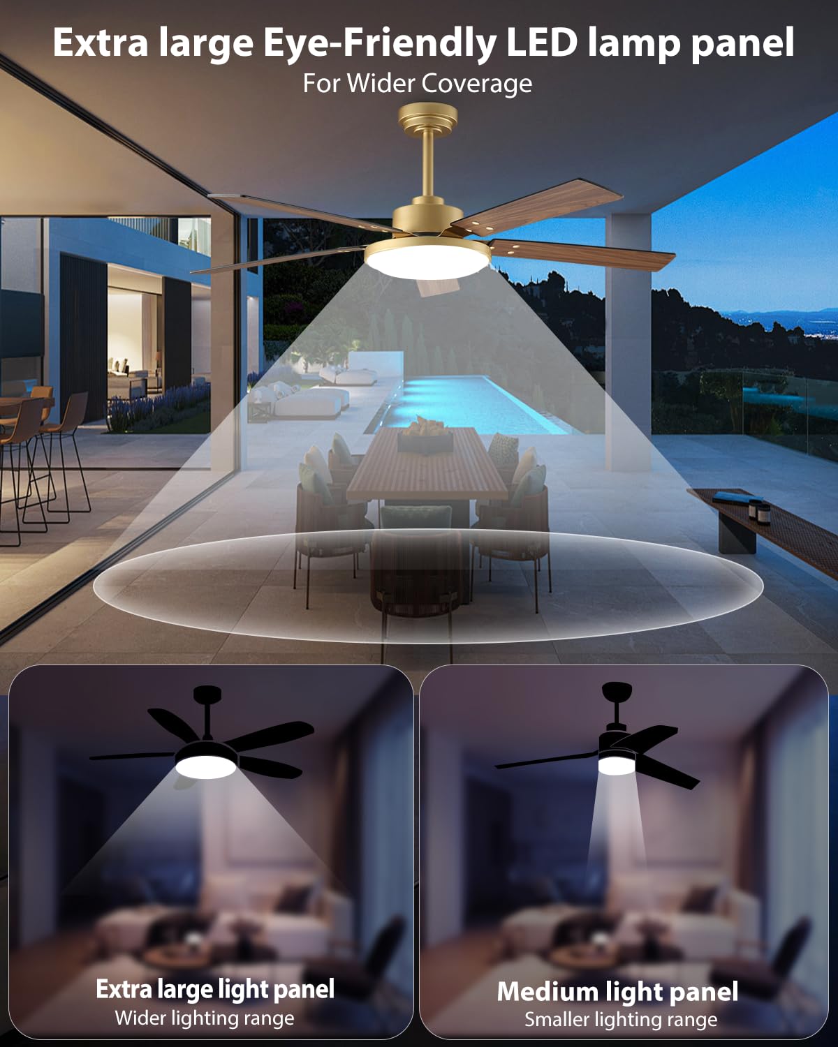 Vaczon energy-saving quiet DC motor reduces power without sacrificing airflow.