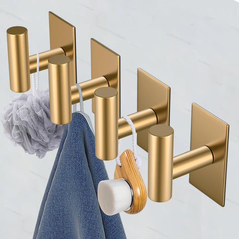 Close-up of the gold-toned metal body and sturdy construction.