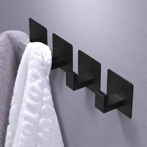 VAEHOLD hook holding coat and towel shows strong hold.