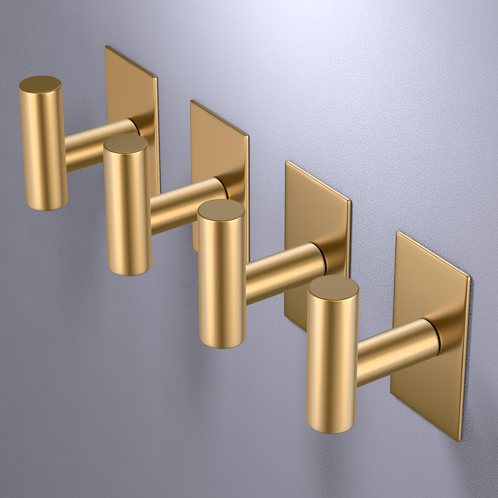 No-drill installation preserved walls while keeping items within reach.