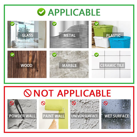 VAEHOLD smooth-surface mounting on glass, metal, or wood.