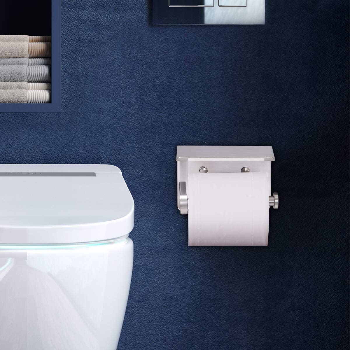 VAEHOLD TP holder shelf used for phone and keys in bathroom