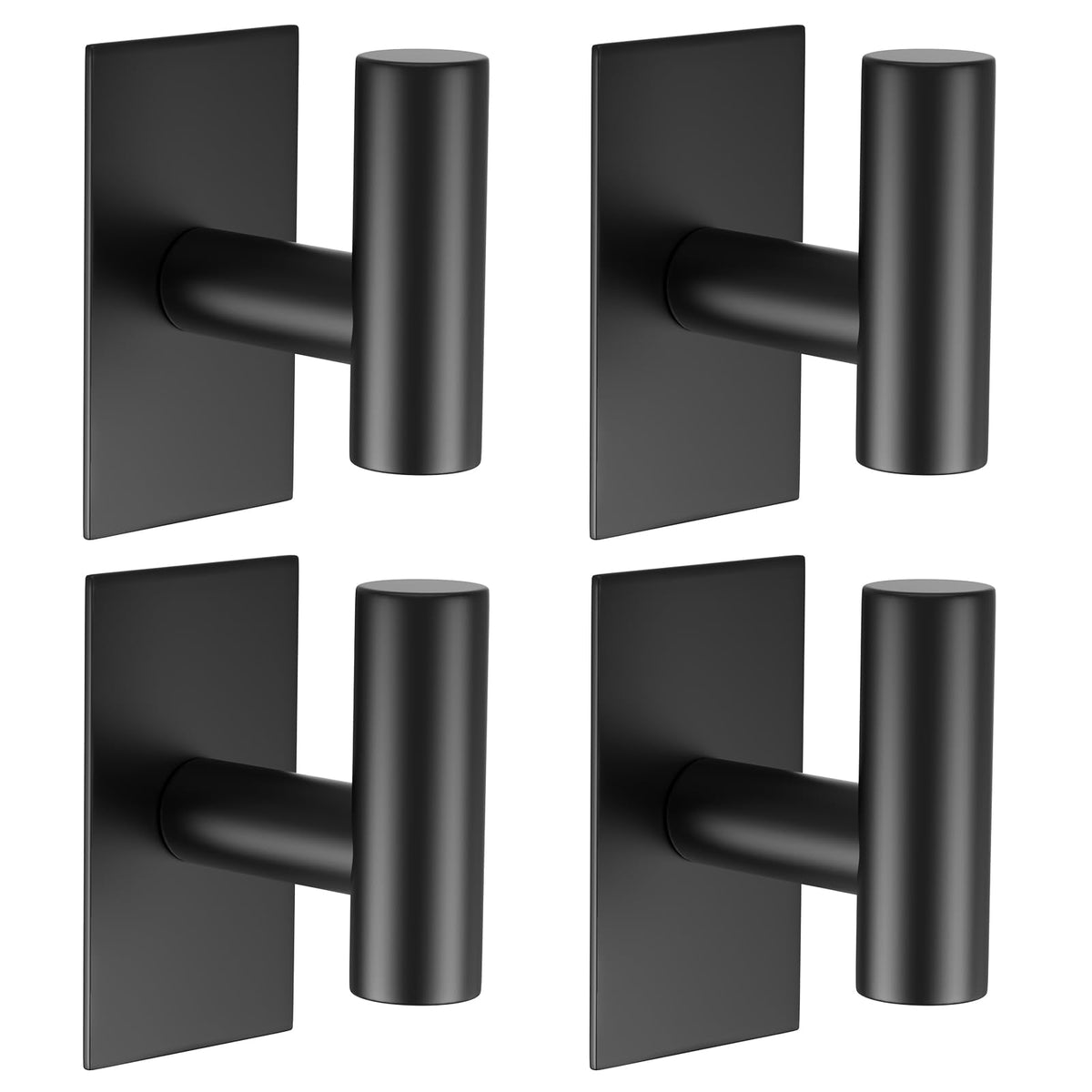 VAEHOLD wall hook adhesive back close-up showing strong grip on smooth surfaces.
