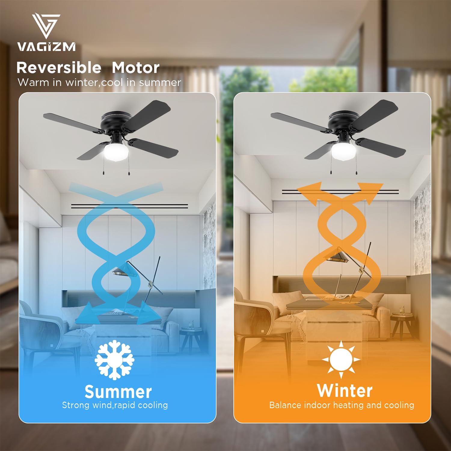 Vagizm replaceable 9W LED bulb with 2700K warmth for inviting ambiance.