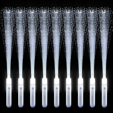 VAIPI 96-piece fiber optic wands with white glow ideal for vibrant party moments