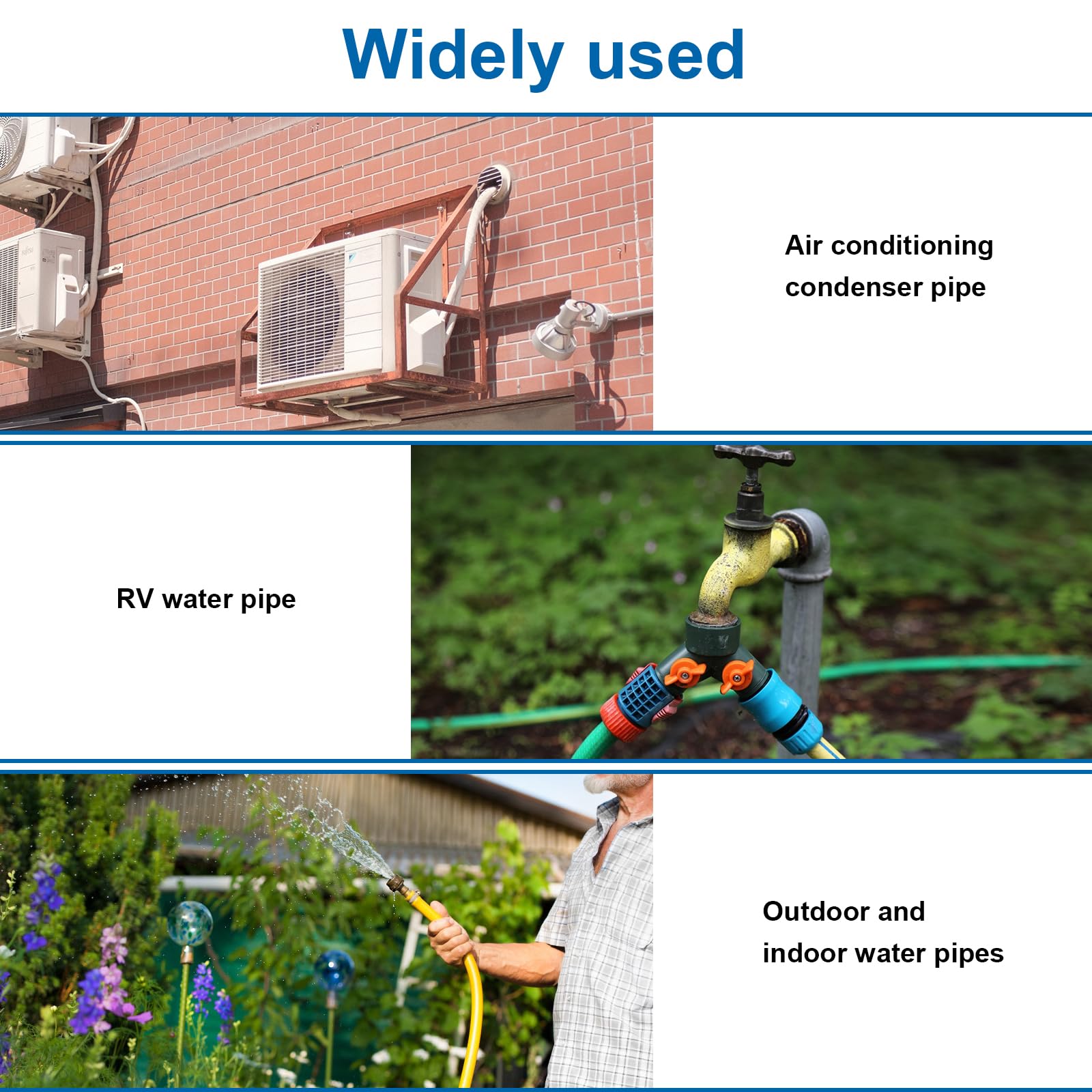 VAIPI outdoor pipe insulation supports winter-ready performance.