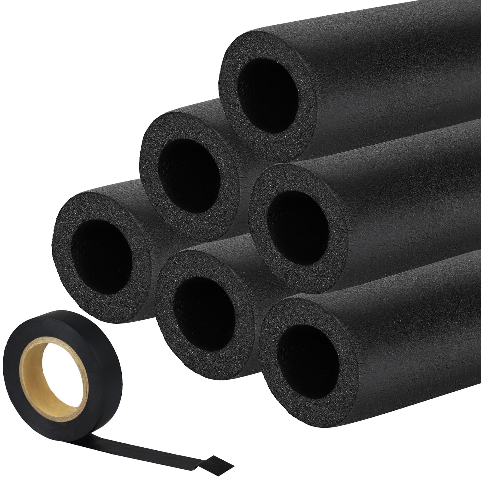 VAIPI outdoor insulation bundle fits water and heating pipes for versatile use.