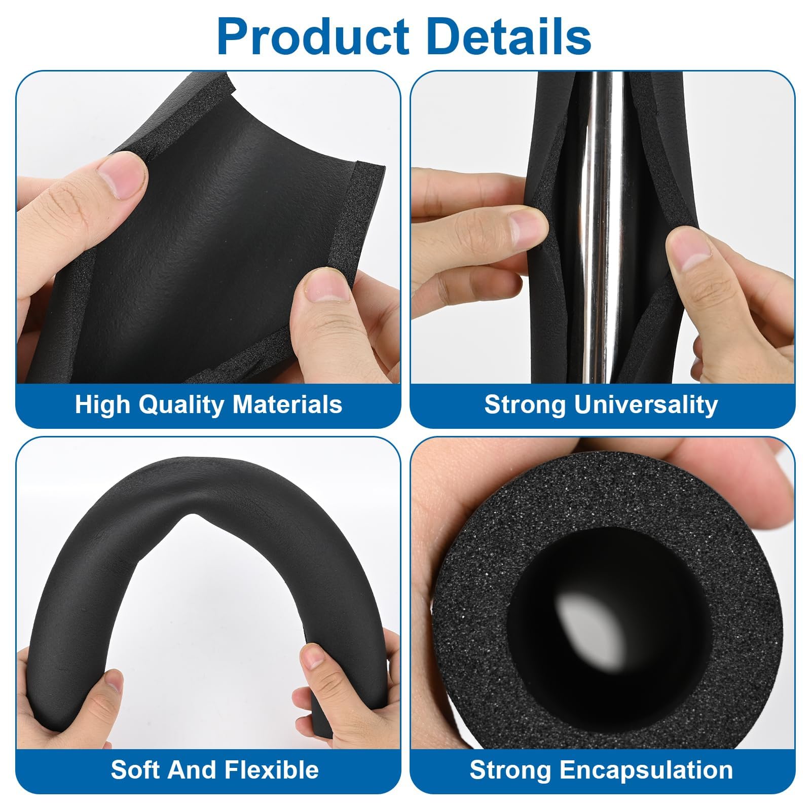 VAIPI 33ft PVC insulation tape provides durable sealing and moisture resistance.
