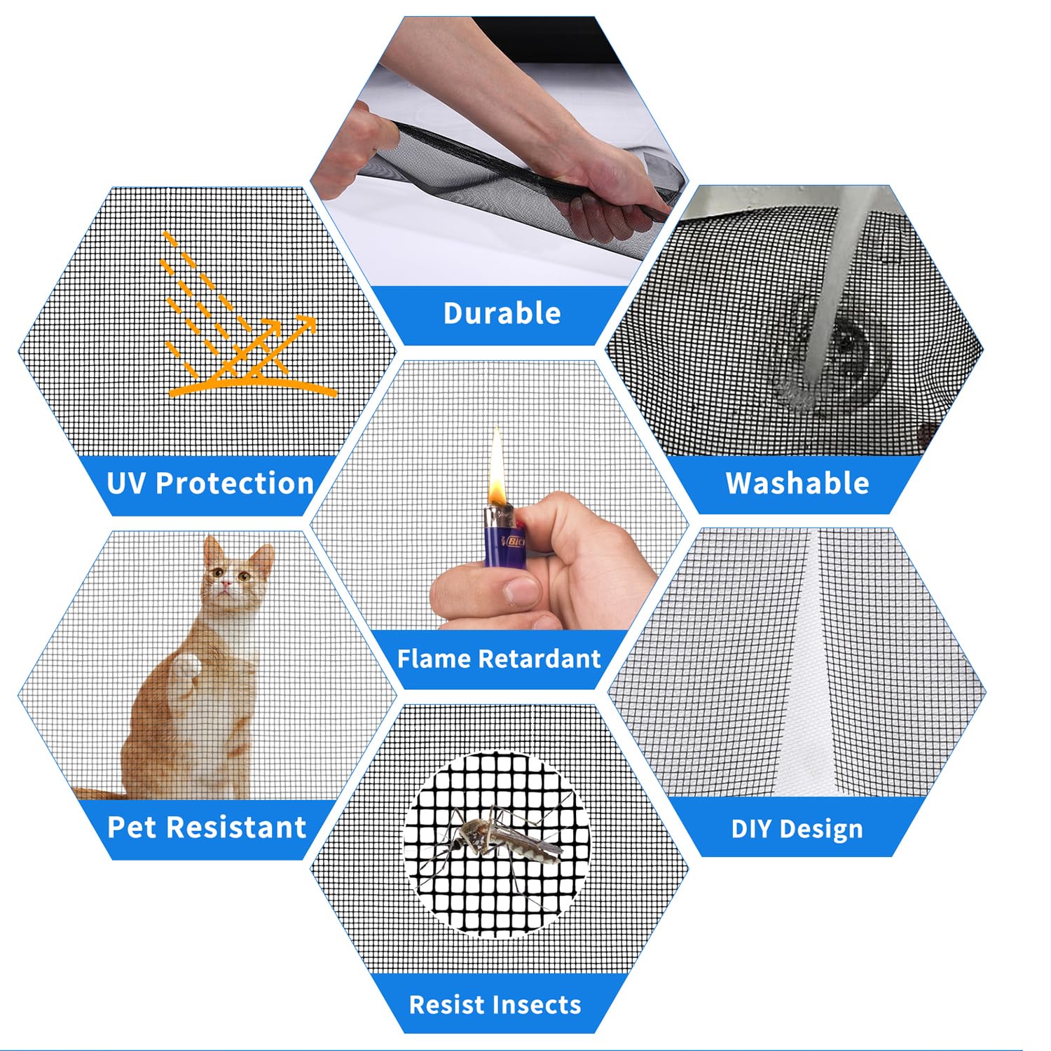 VAKEEN screen roller tool in use demonstrates smooth, even mesh compression
