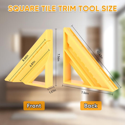 Vakpat edge trim cutter features non-slip grooves to secure metal trim during cutting.