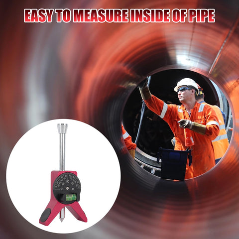 VAKPAT welding center tool supports accurate pipe marks.