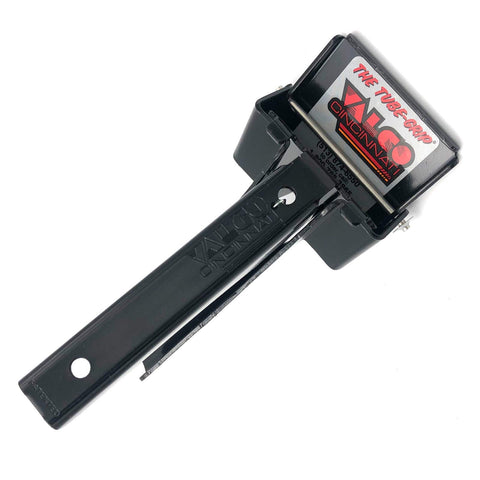 Valco Cincinnati Tube-Grip product-label image emphasizes origin and auto accessory status.