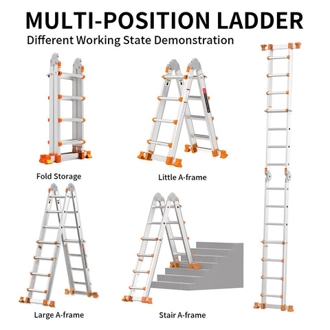 Valeo folding A-frame configuration for space-saving storage