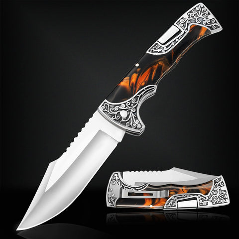 VALHALLA Mage blade focuses on razor-sharp edge for clean cuts.