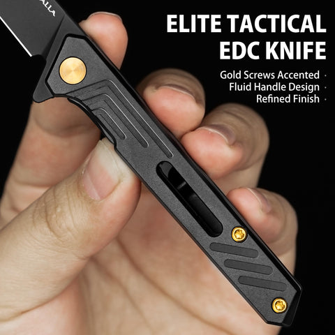 VALHALLA knife pocket clip keeps the tool secure on bags or pockets