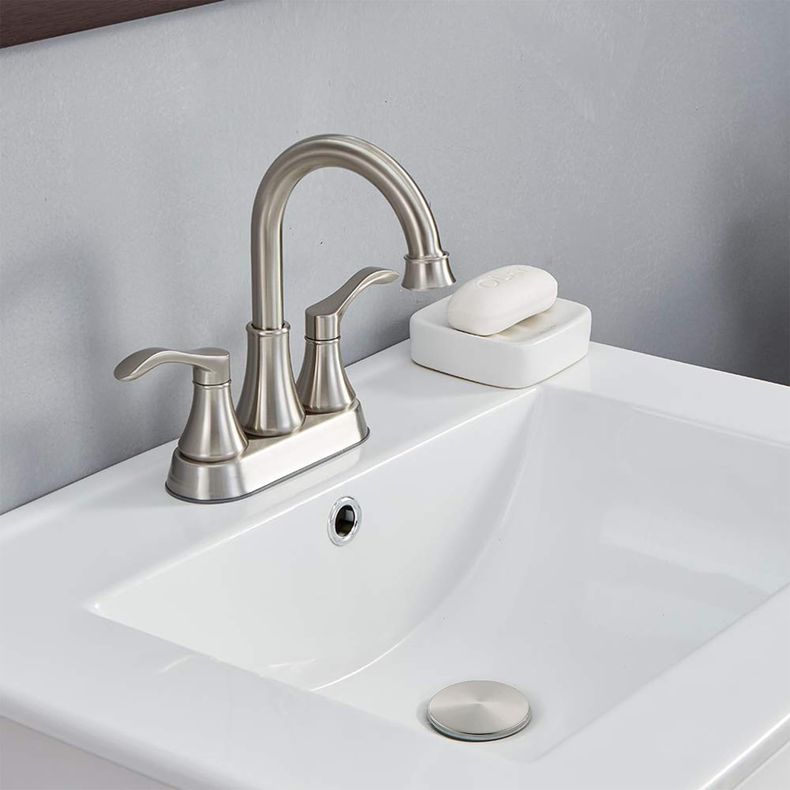 VALISY 360° swivel high-arc spout for easy cleaning