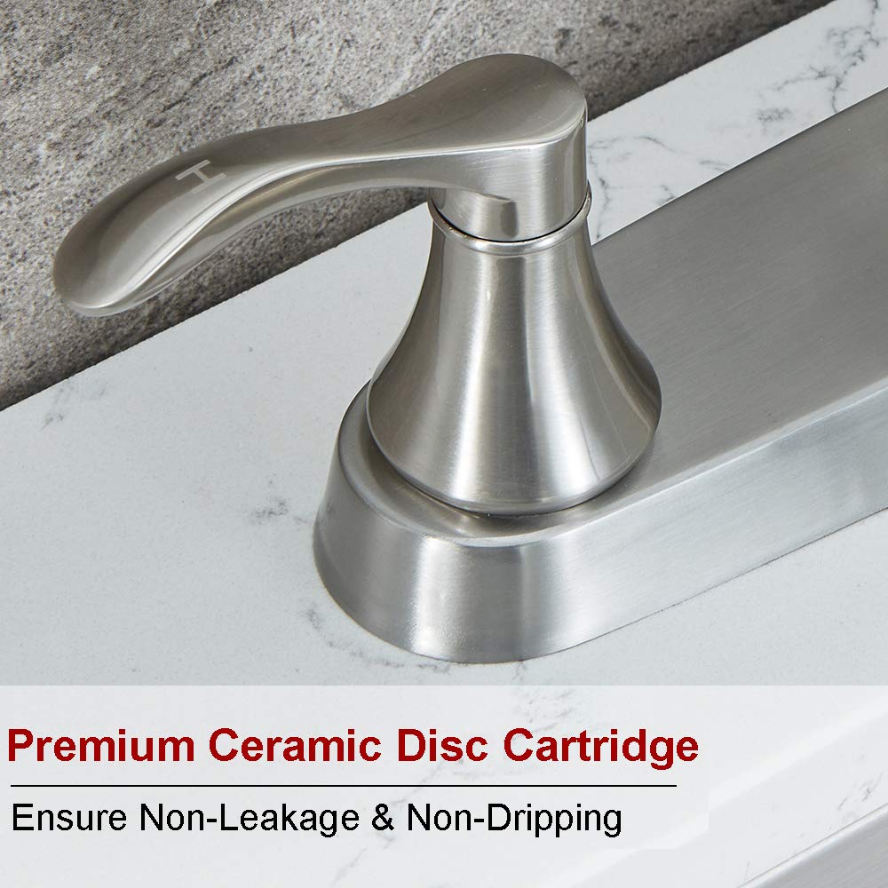 VALISY brushed nickel finish on a premium stainless steel body