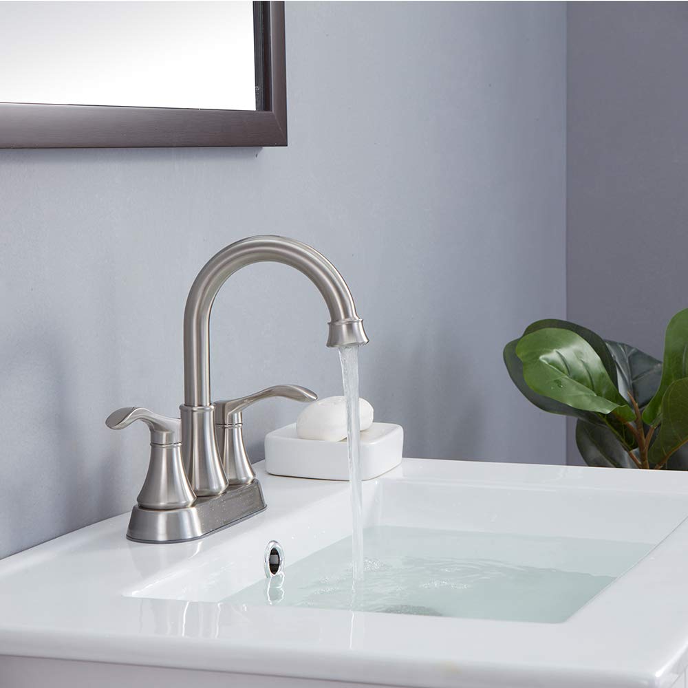 VALISY four-inch centerset installation fits standard vanities