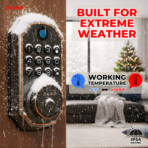 VALKCO V5O5BF auto lock button for hands-free security