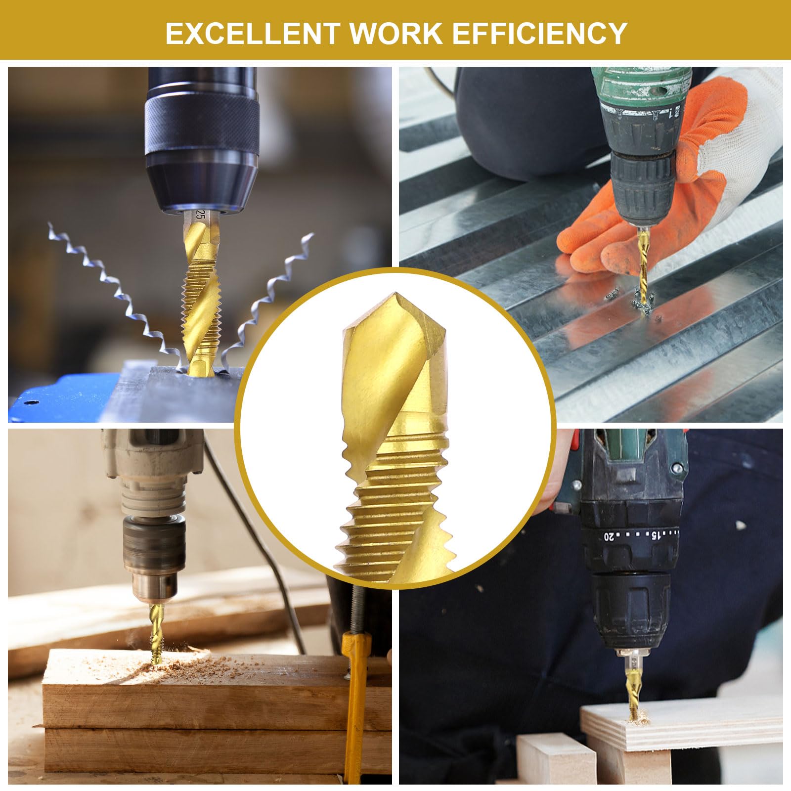 Valkynos high-speed steel bits offer durable metalworking performance.