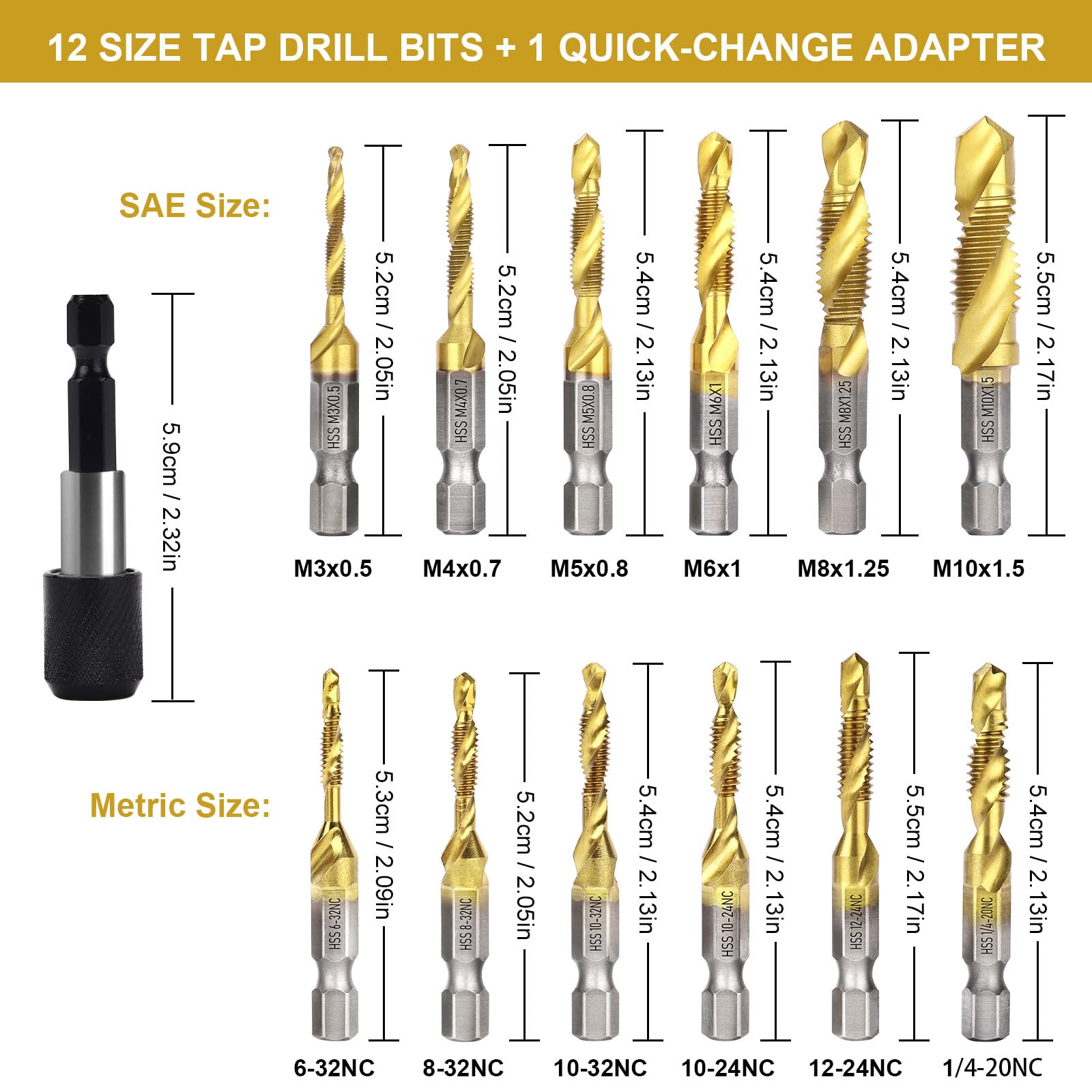 Valkynos set facilitates drilling, tapping, and countersinking in one pass.