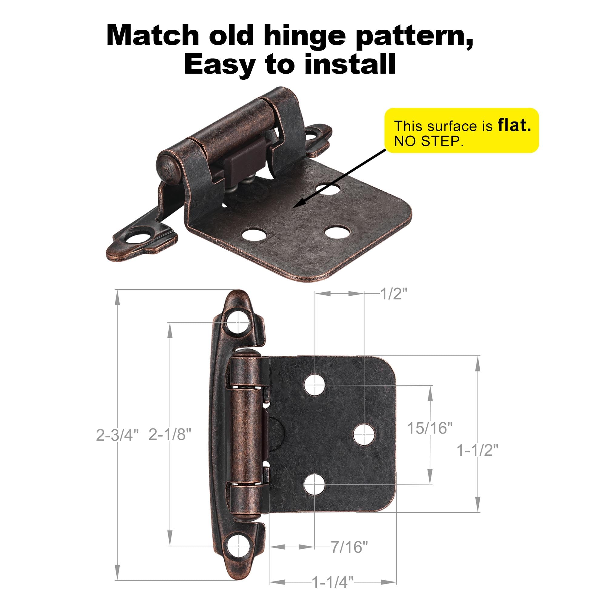 Vallecloud face-frame hinge installation demonstration showing compatibility with existing patterns.